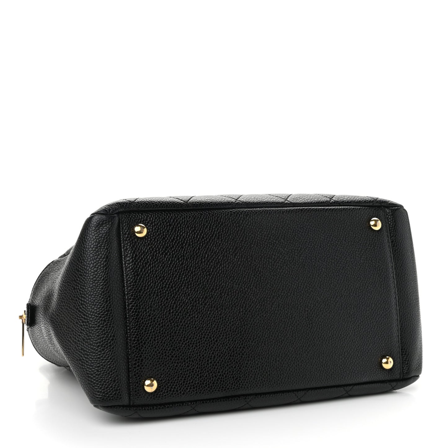 Caviar Quilted Petit Timeless Tote PTT Black