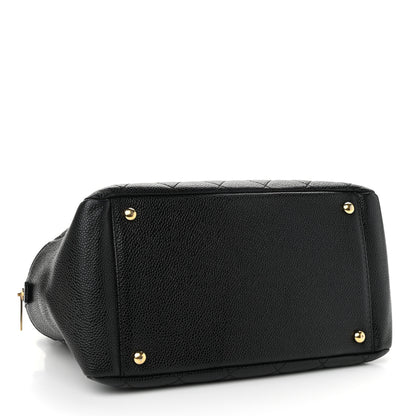 Chanel Caviar Quilted Petit Timeless Tote PTT Black 4 of 10