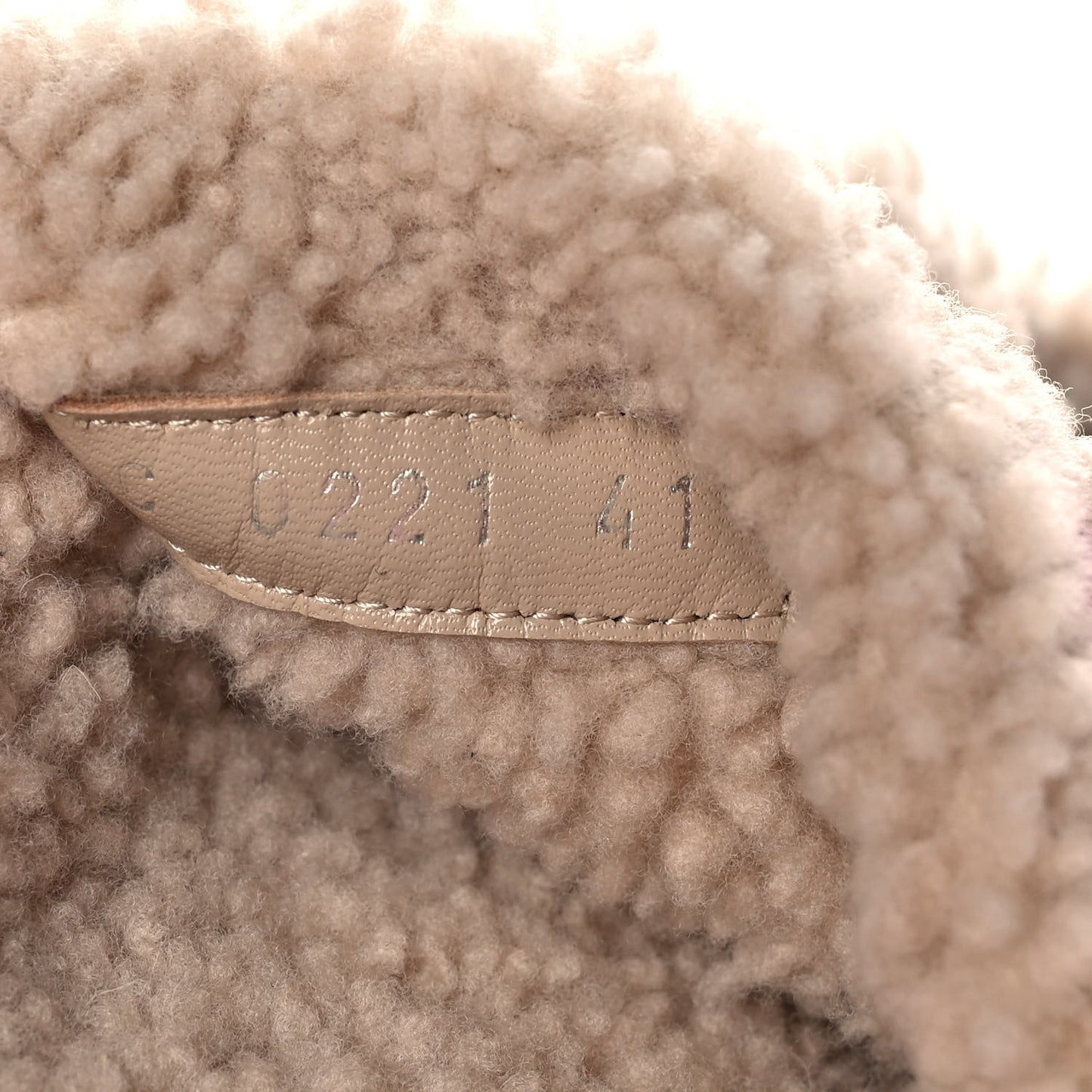 Shearling Paseo Flat Comfort Mule 41 Beige