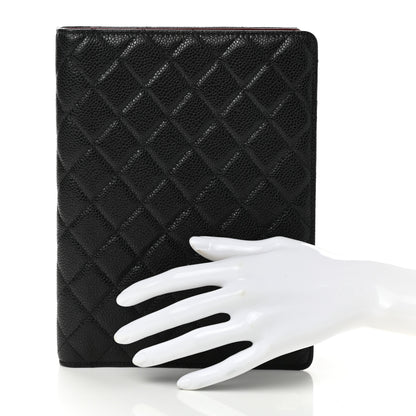 Chanel Caviar Quilted Large Agenda Cover Black 2 of 8