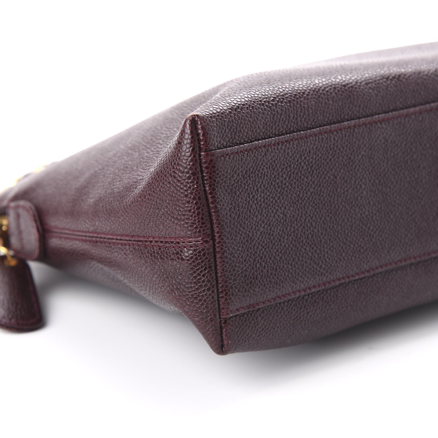 Chanel Caviar Shoulder Bag Burgundy 6 of 10