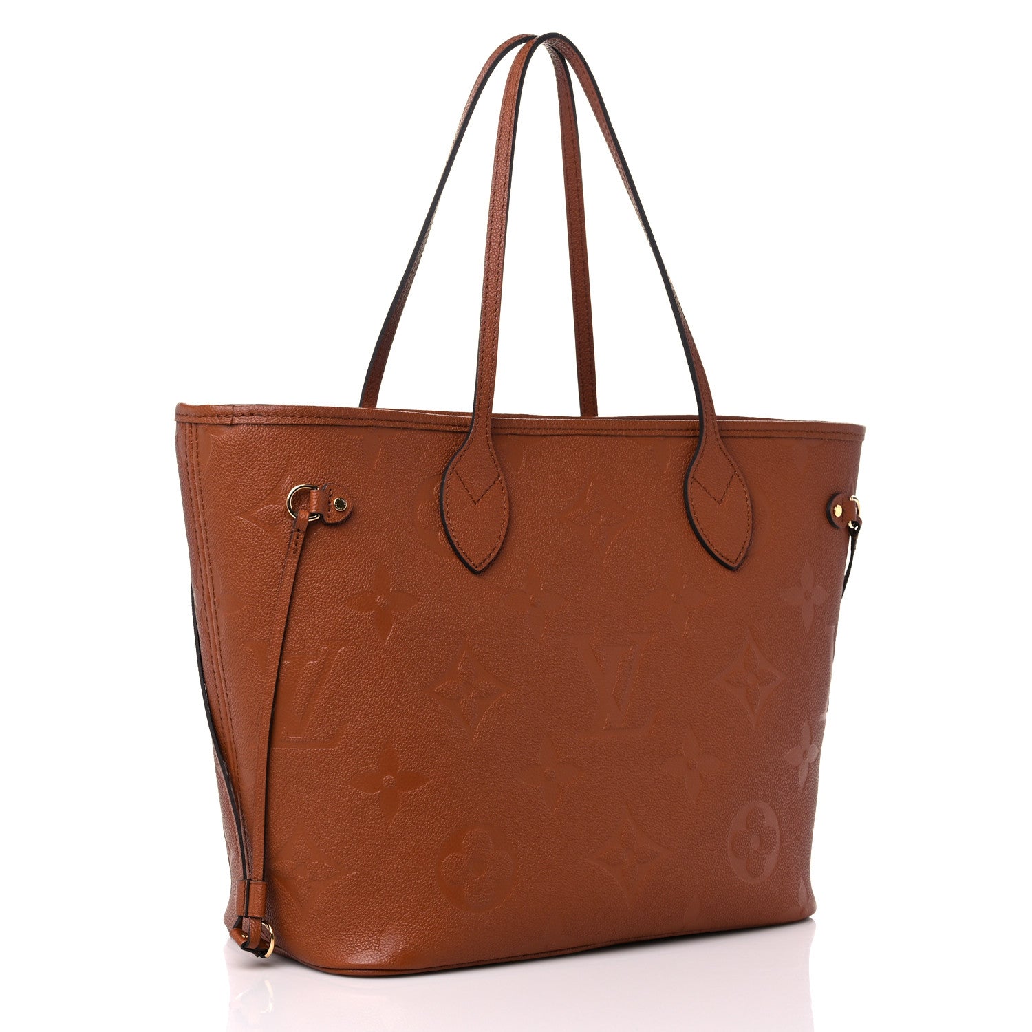 Louis Vuitton Empreinte Monogram Giant Neverfull MM Cognac 3 of 9