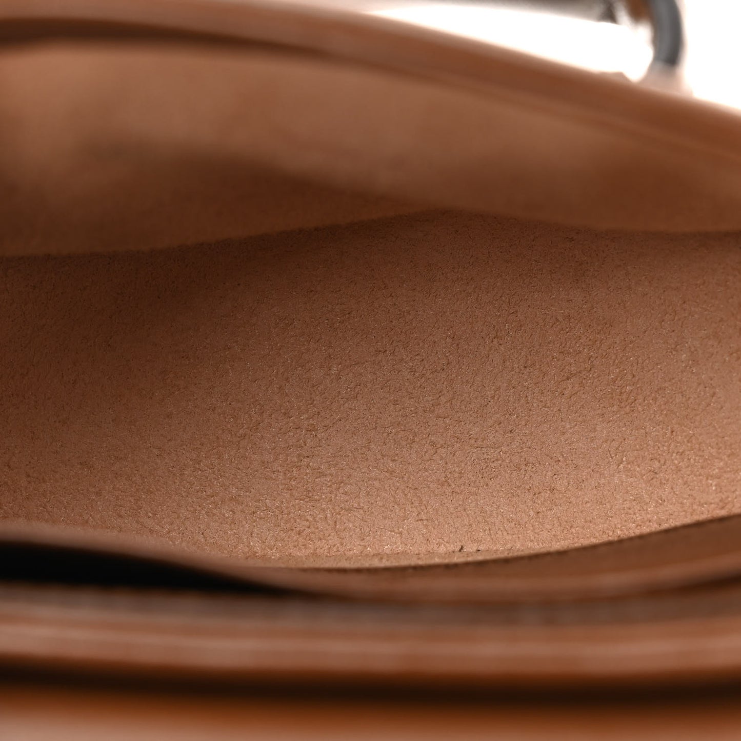 GG Supreme Monogram Azalea Calfskin Web Horsebit 1955 Wallet On Strap Beige Ebony Brown Sugar