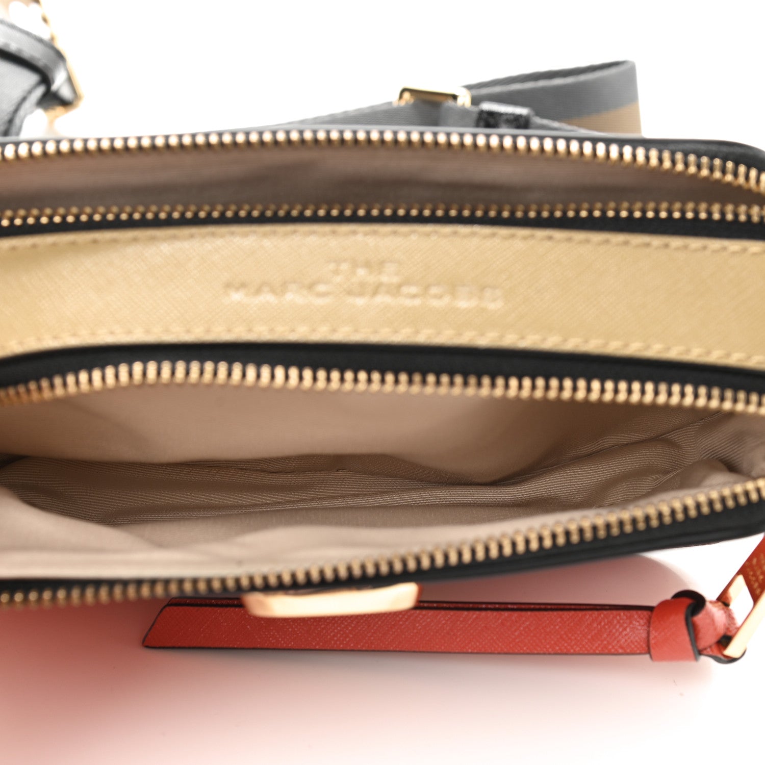 Marc Jacobs Saffiano Small Snapshot Camera Bag Red Multicolor 5 of 9
