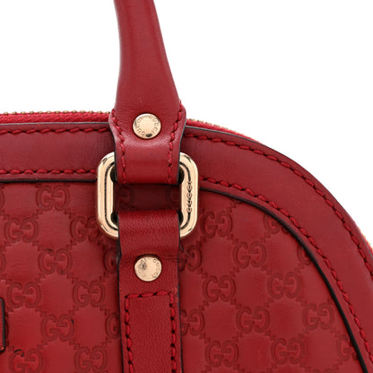 Gucci Soft Microguccissima Mini Dome Bag Red 12 of 15