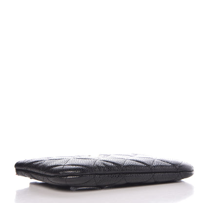 Chanel Caviar Quilted Small Cosmetic Case Black 4 of 7