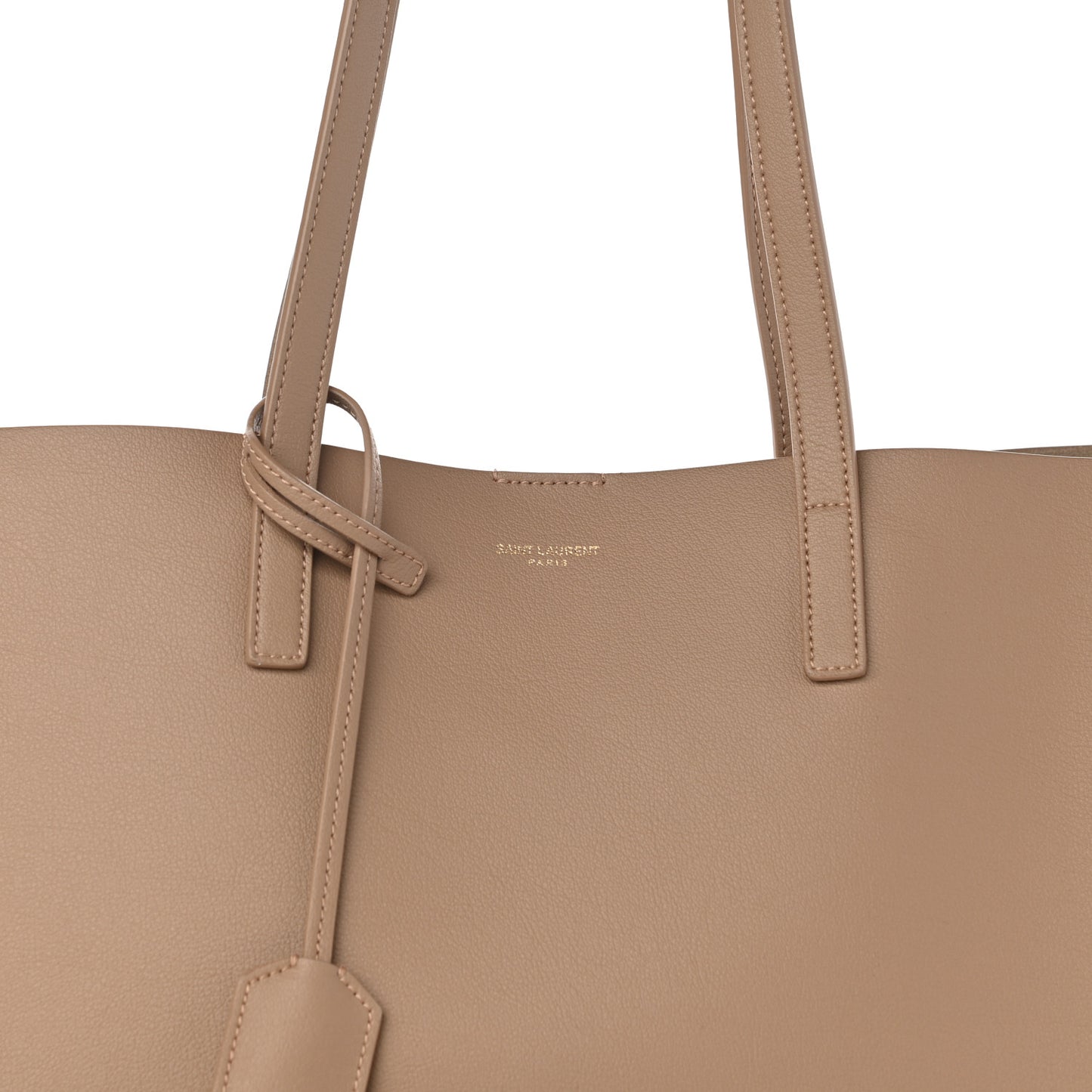 Calfskin Large Shopping Tote Beige