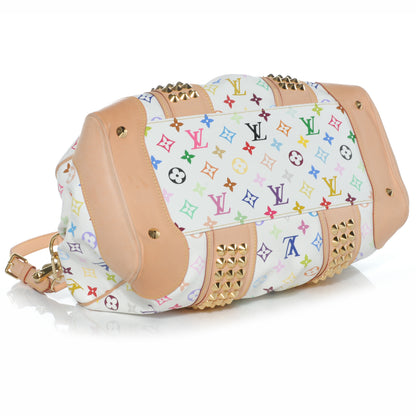 Louis Vuitton Monogram Multicolor Courtney GM White 4 of 7