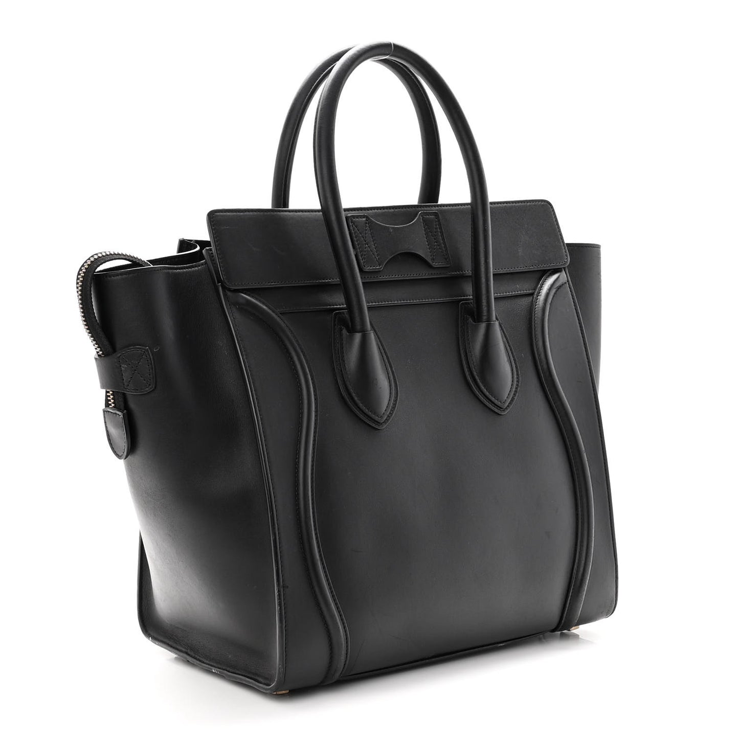 Smooth Calfskin Mini Luggage Black