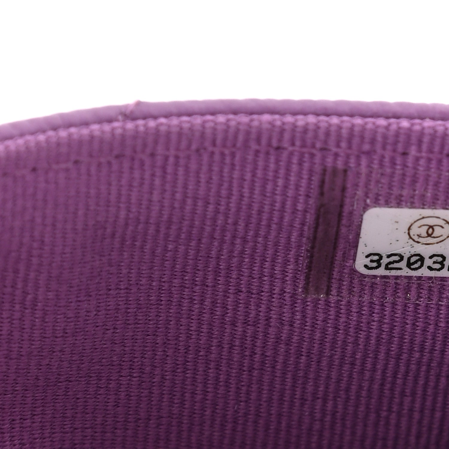 Chanel Caviar Quilted Medium Gusset Flap Wallet Purple 8 of 9