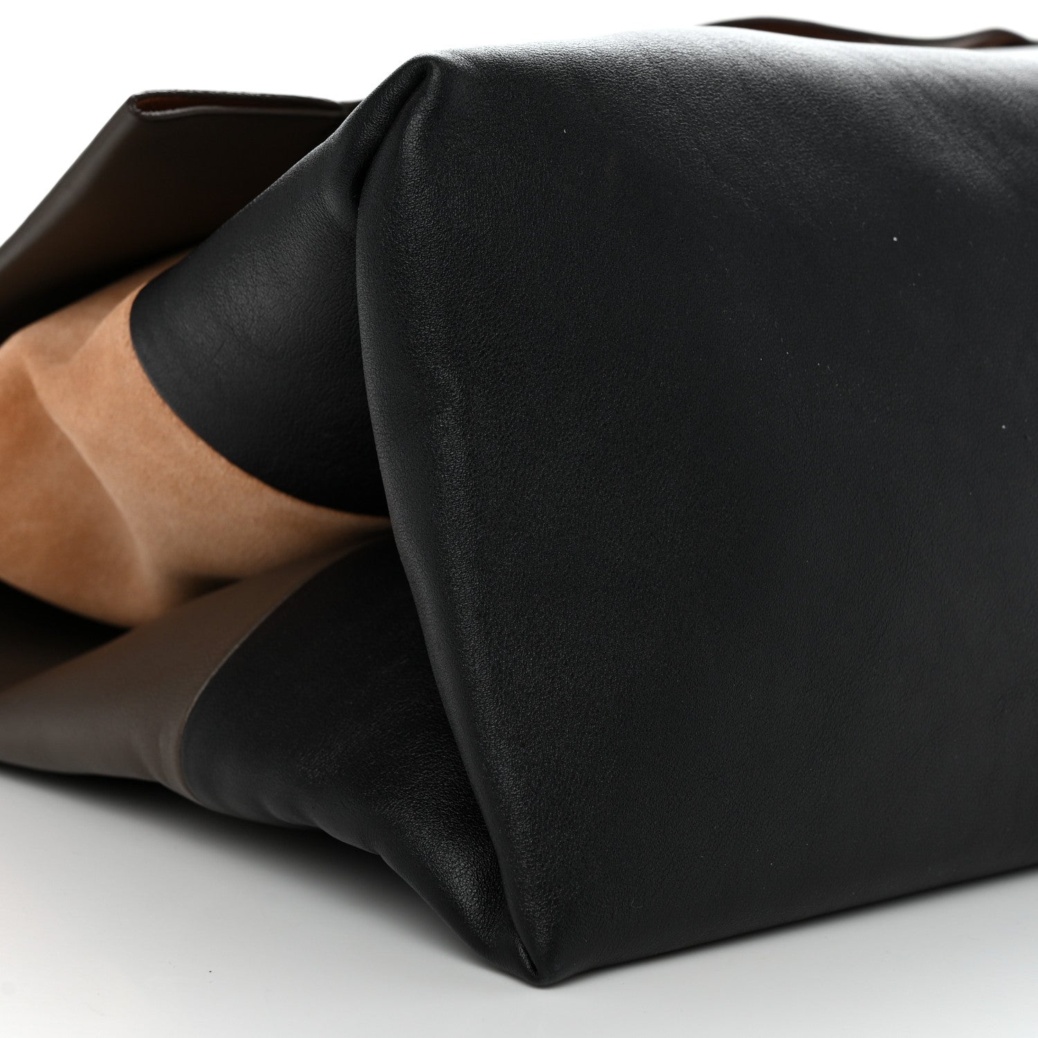 Celine Calfskin Suede All Soft Shoulder Bag Taupe 9 of 10