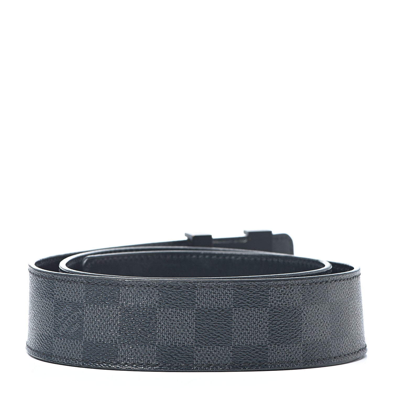 Louis Vuitton Damier Graphite 40mm LV Initiales Belt 85 34 2 of 8