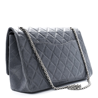 Chanel Aged Calfskin Quilted 50th Anniversary 2.55 Reissue 227 Flap Grey 4 of 13