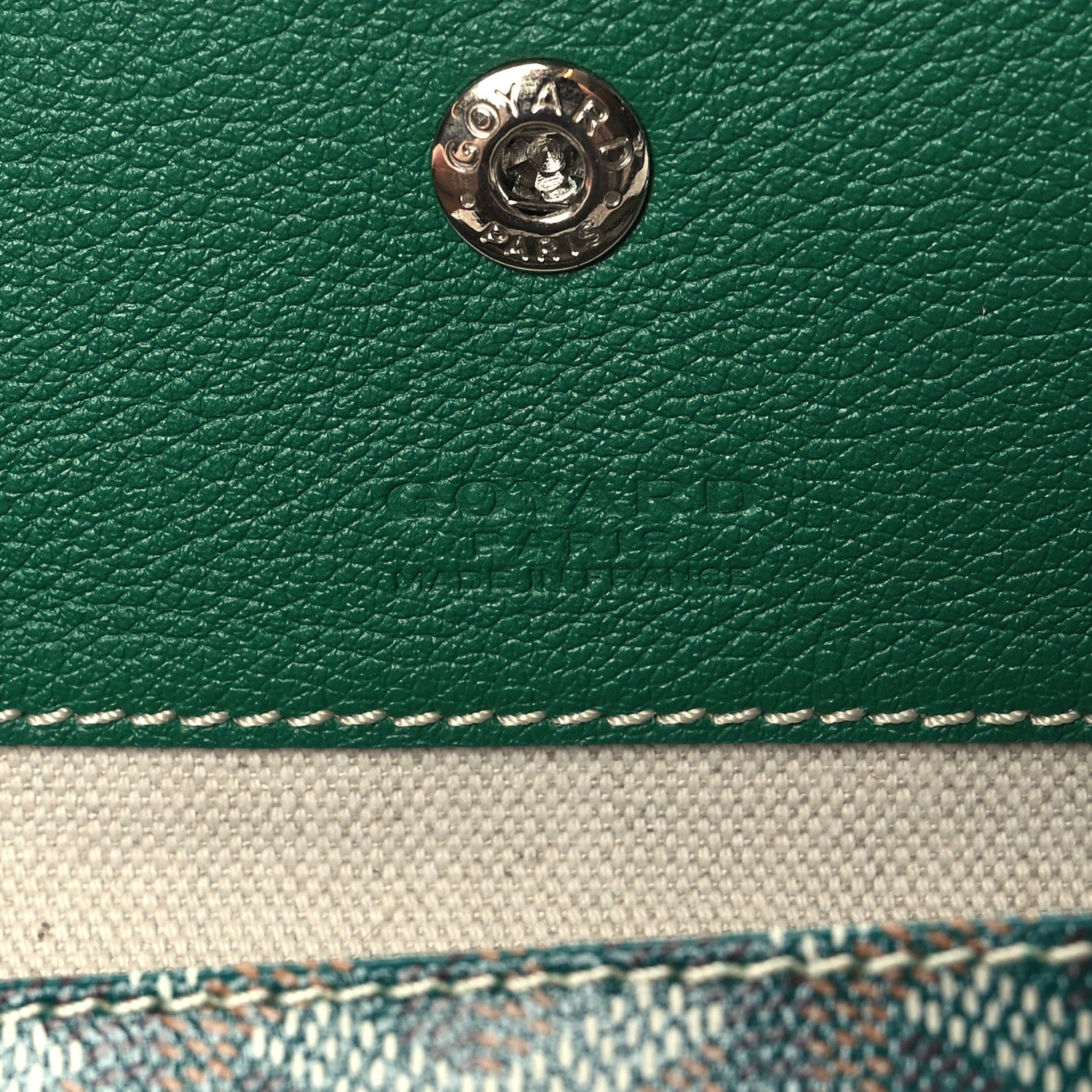Goyard Goyardine Saint Louis PM Green 8 of 11