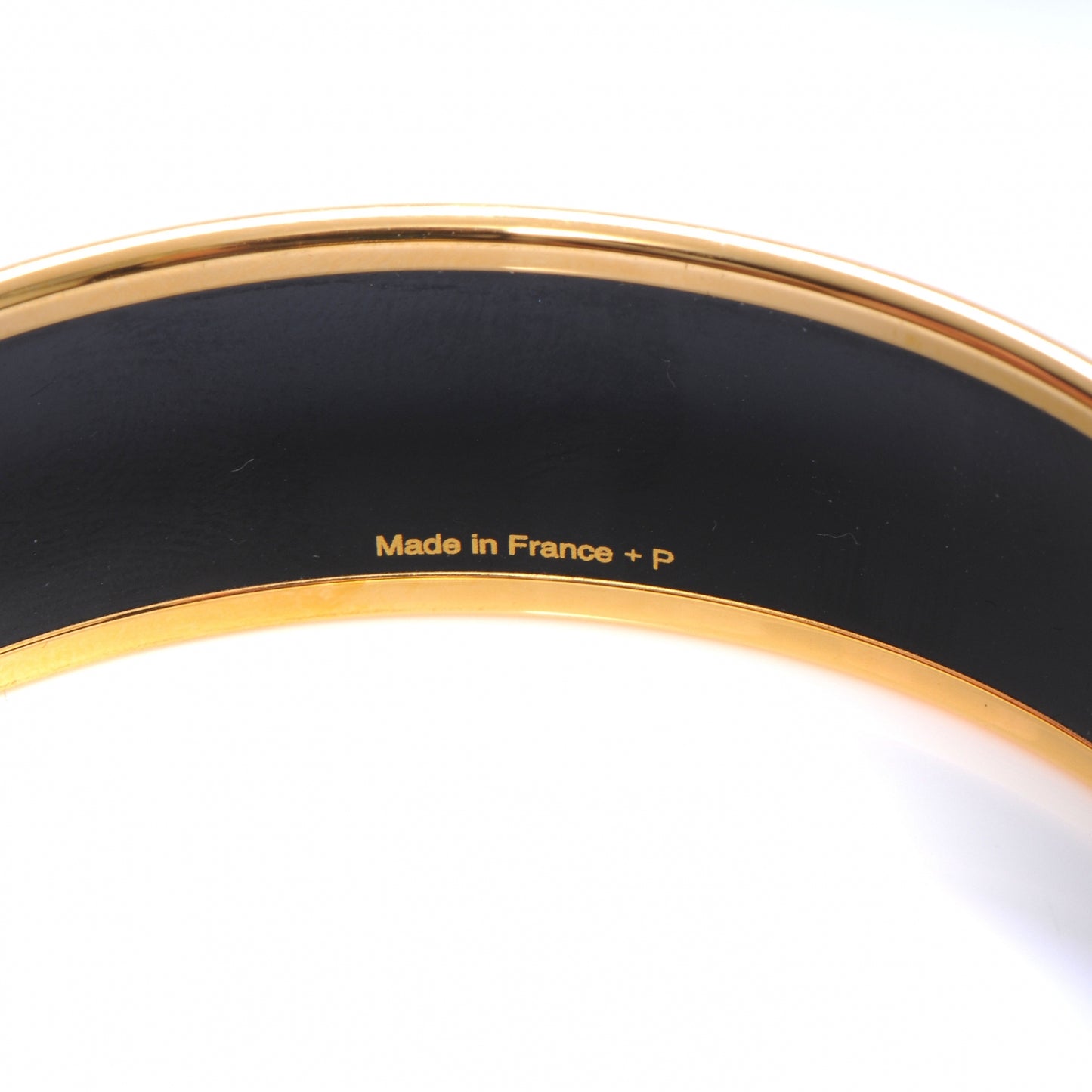 Enamel Wide Caleche Bracelet Bleu 65