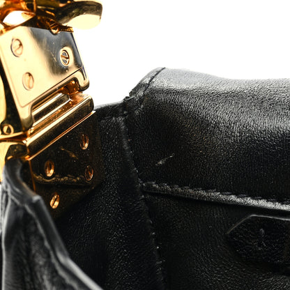 Burberry Lambskin Small Olympia Chain Shoulder Bag Black 10 of 11