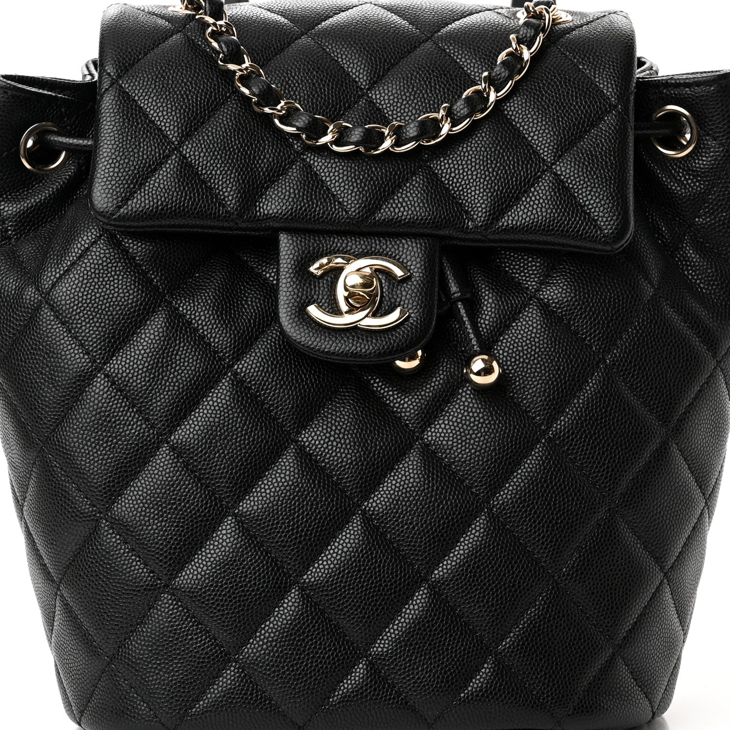 Chanel Caviar Quilted Mini Urban Spirit Backpack Black 8 of 10