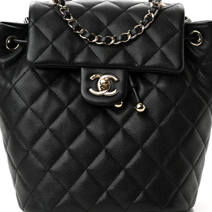 Chanel Caviar Quilted Mini Urban Spirit Backpack Black 8 of 10