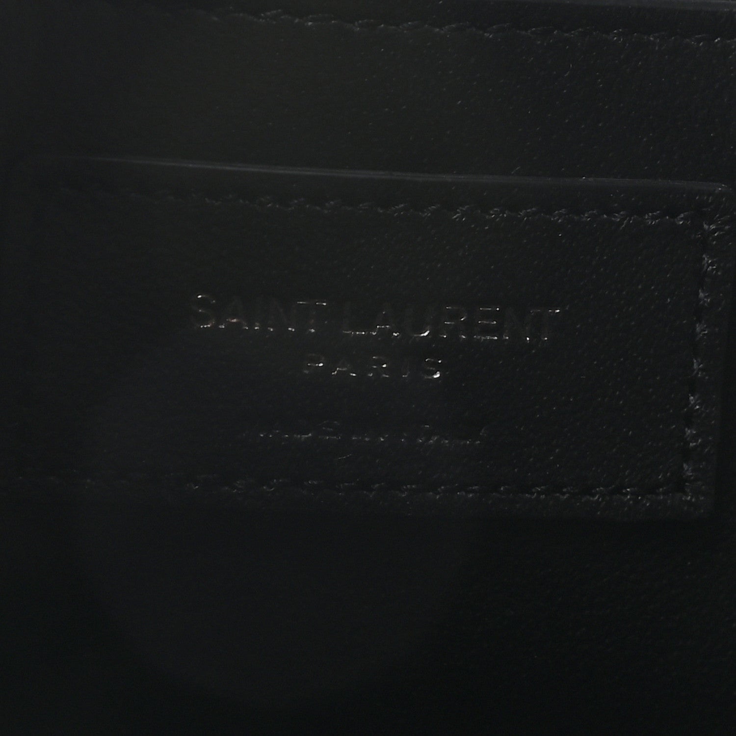 Saint Laurent Patent Crocodile Embossed Sac Coeur Heart Shaped Clutch Black 6 of 7