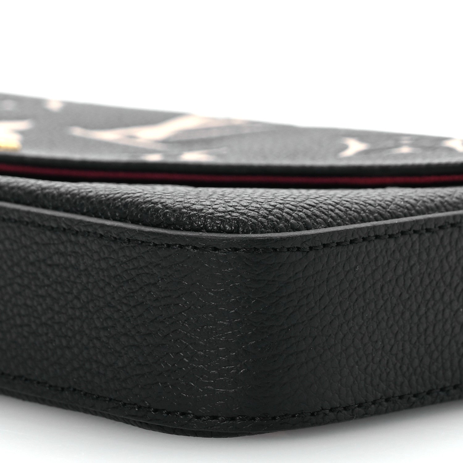 Louis Vuitton Empreinte Monogram Giant Felicie Pochette Black Beige 15 of 16
