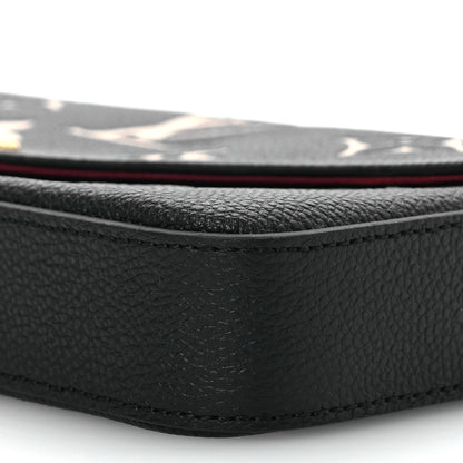 Louis Vuitton Empreinte Monogram Giant Felicie Pochette Black Beige 15 of 16