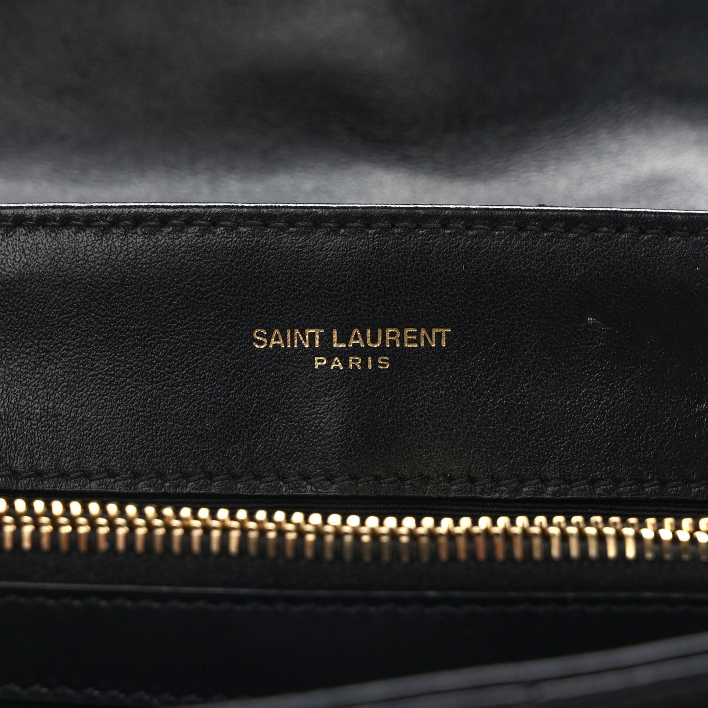 Calfskin Y Quilted Monogram Small Loulou Chain Satchel Black