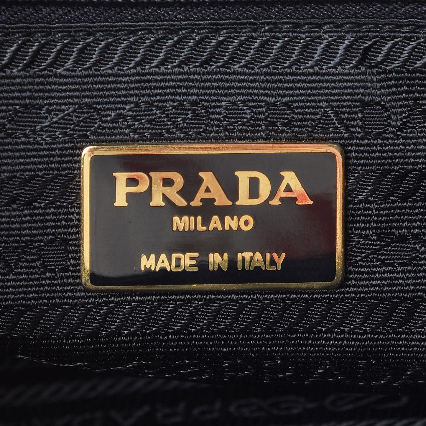 Nappa Chain Tote Black