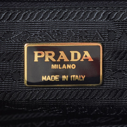 Prada Nappa Chain Tote Black 6 of 11
