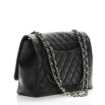 Chanel Caviar Quilted Maxi Single Flap Black 3 of 8