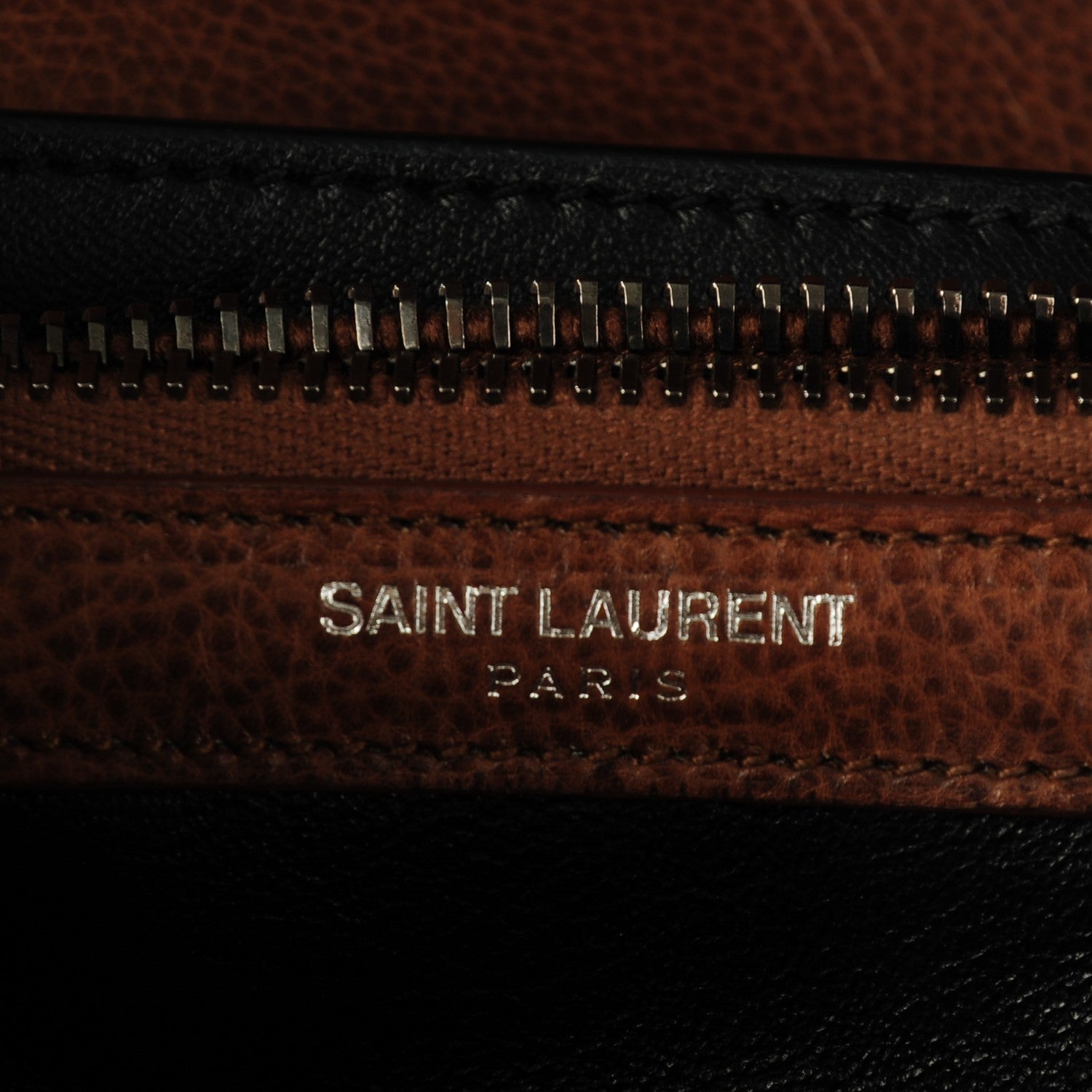 Saint Laurent Calfskin Matelasse Chevron Monogram Medium College Bag Cognac 8 of 9