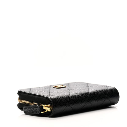 Chanel Caviar Quilted Classic Zipped Coin Purse Black 4 of 8