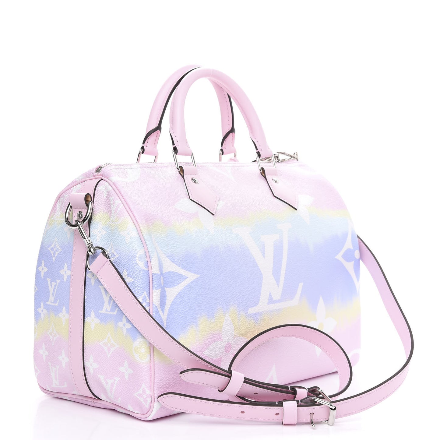 Monogram Escale Speedy Bandouliere 30 Pastel