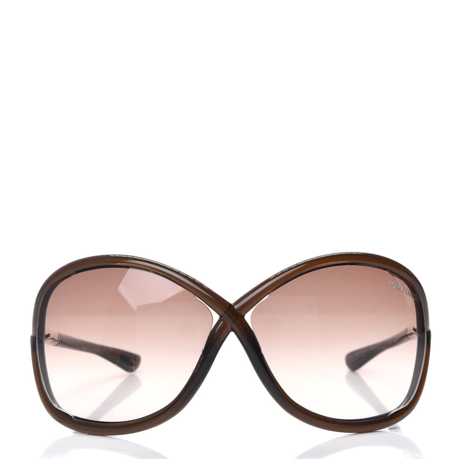 Tom Ford Acetate Whitney Crossover Sunglasses TF9 Brown 2 of 4