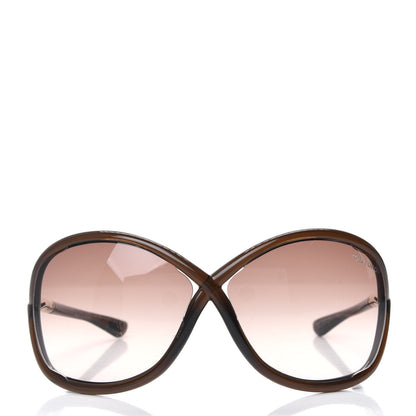Tom Ford Acetate Whitney Crossover Sunglasses TF9 Brown 2 of 4