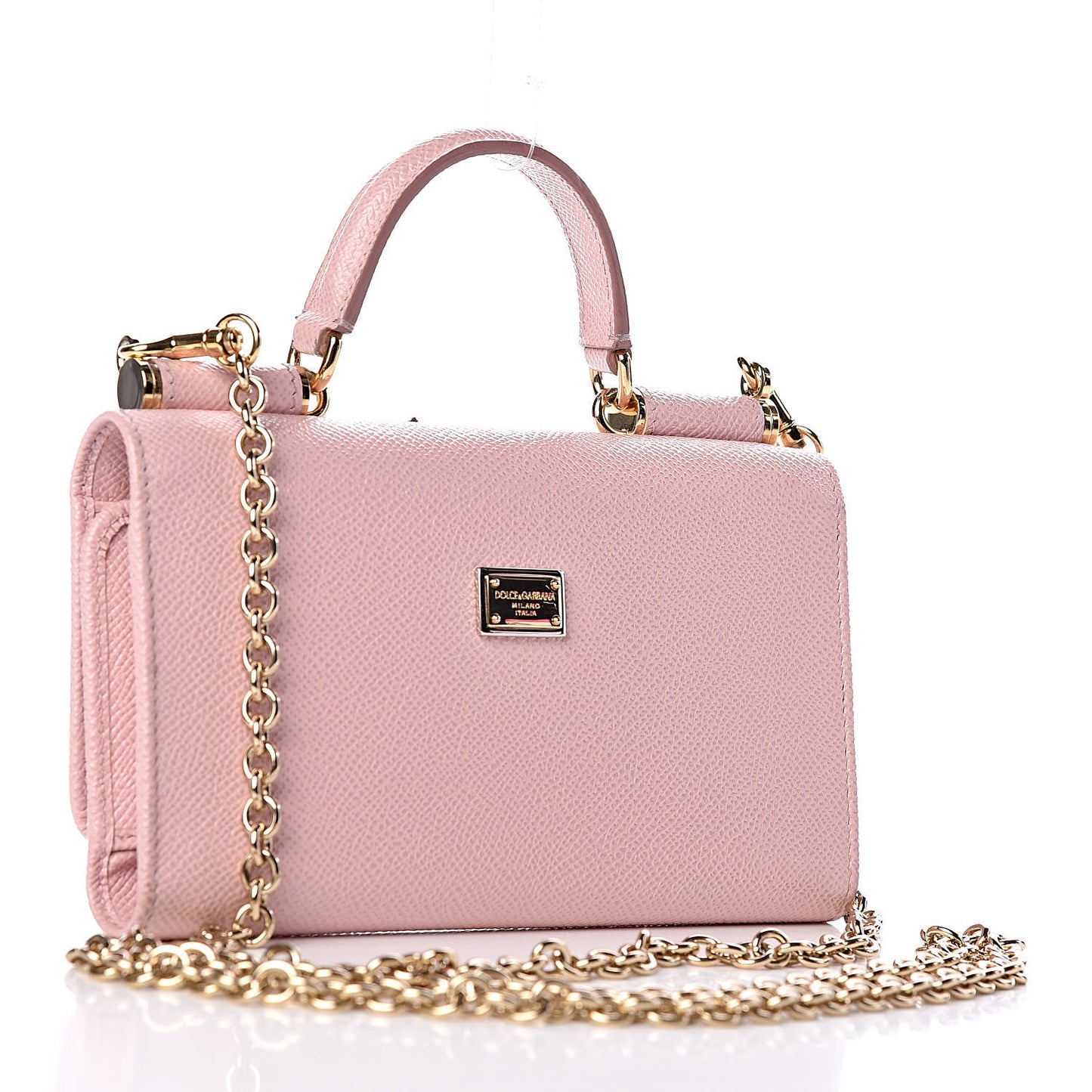 Dauphine Family Patch Mini Von Bag Rosa Carne