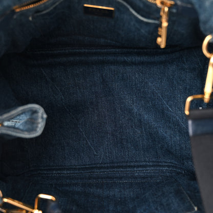 Prada Denim Canapa Logo Tote Avio 5 of 13