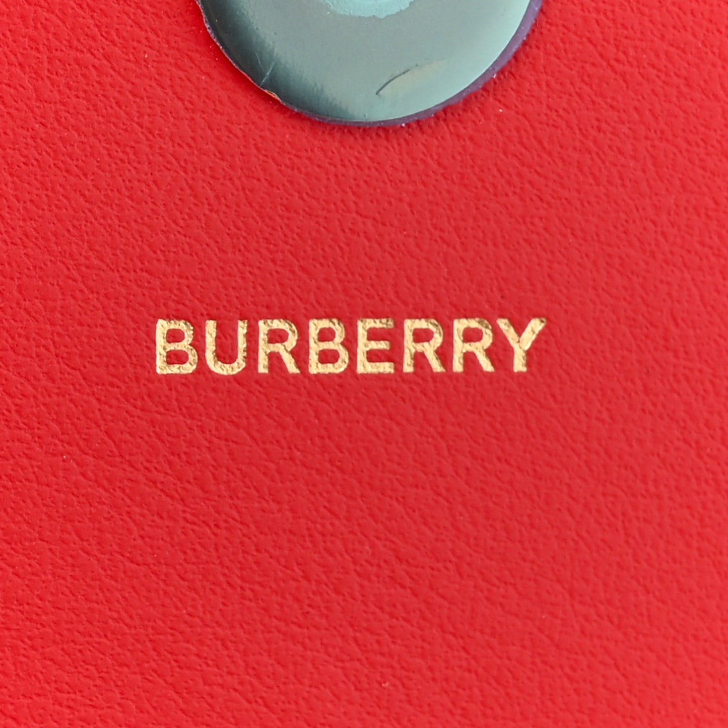 Calfskin Logo Hazelmere Wallet With Detachable Strap Red