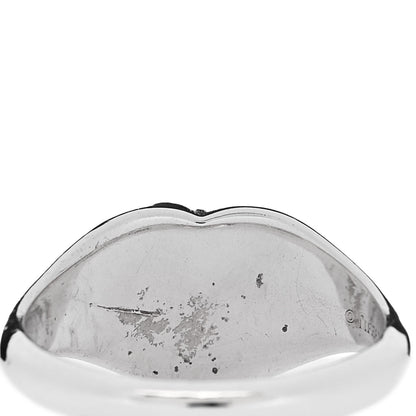 Tiffany Sterling Silver Return to Tiffany Heart Signet Ring 56 7.5 6 of 7