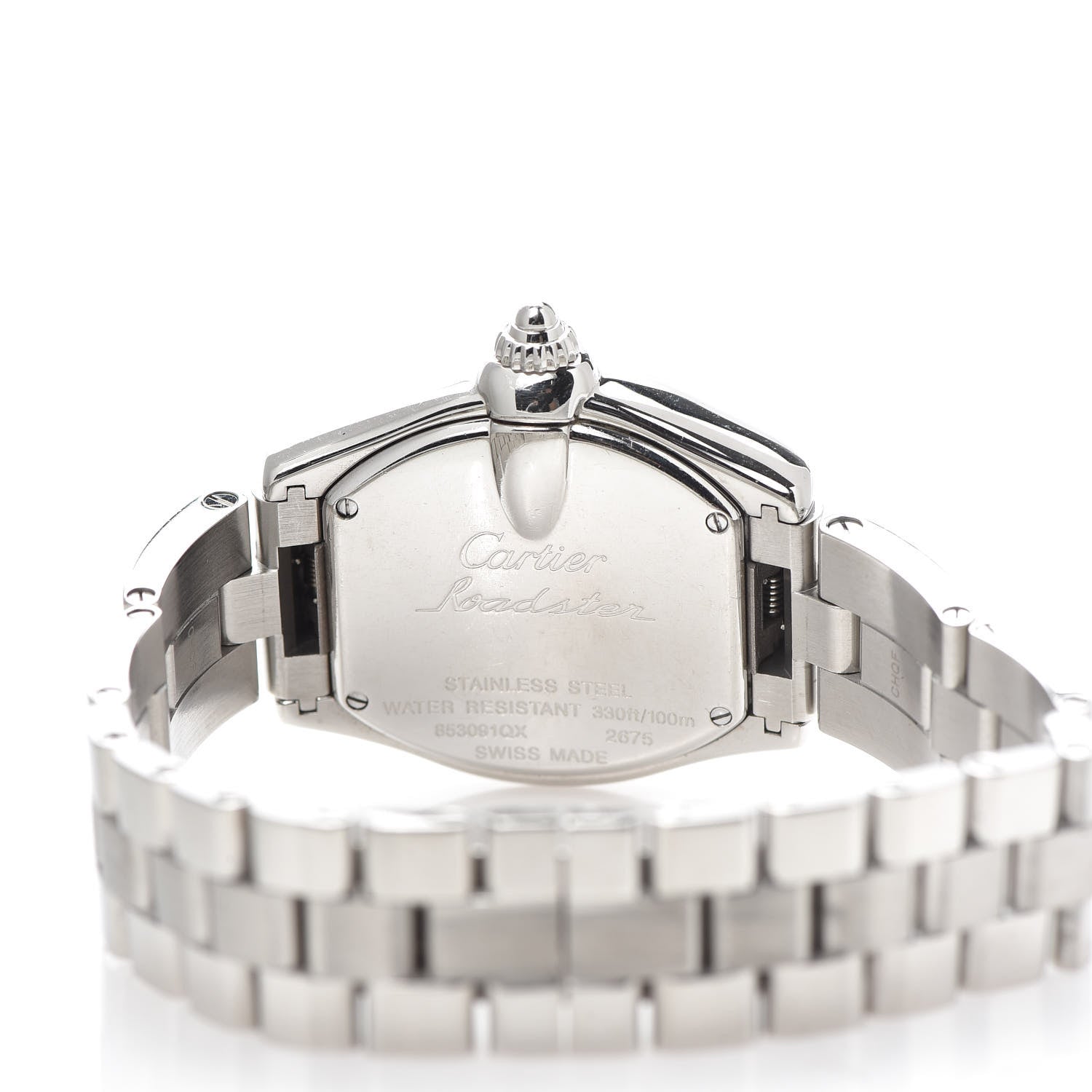 Cartier Stainless Steel 31mm Roadster Quartz Watch 6 of 8