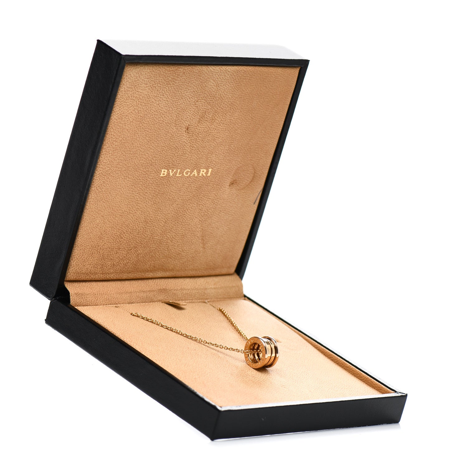 Bulgari 18K Rose Gold B.Zero1 Pendant Necklace 5 of 5