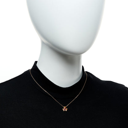 Van Cleef & Arpels 18K Rose Gold Ruby Mini Frivole Pendant Necklace 2 of 5
