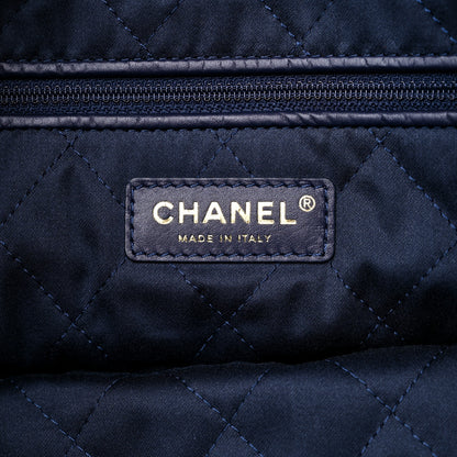 Chanel Shiny Caviar Quilted Small Chanel 22 Dark Blue 7 of 10
