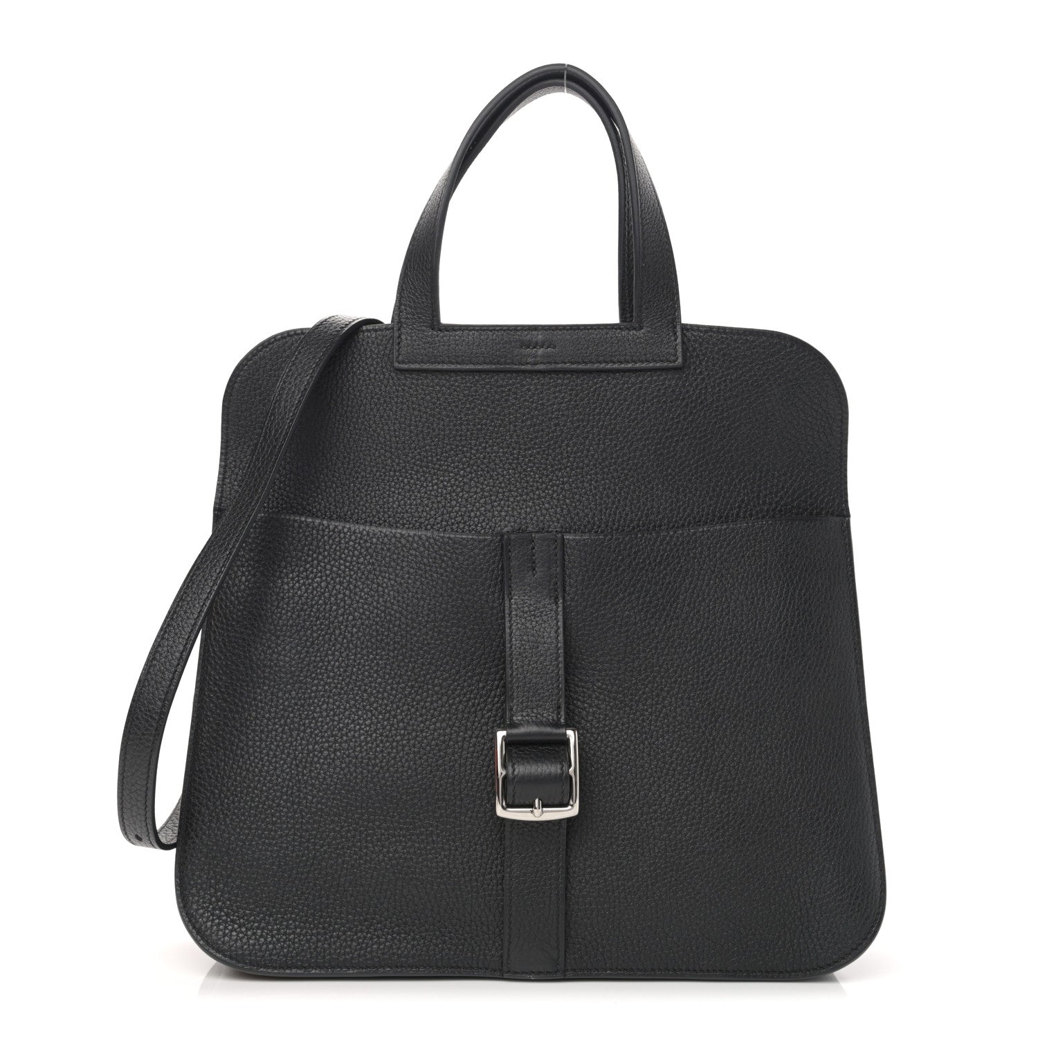 Hermes Taurillon Clemence Halzan 31 GM Black 1 of 13