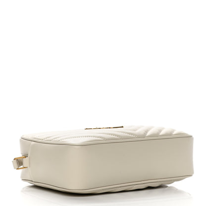 Saint Laurent Calfskin Matelasse Monogram Lou Camera Bag Crema Soft 5 of 10