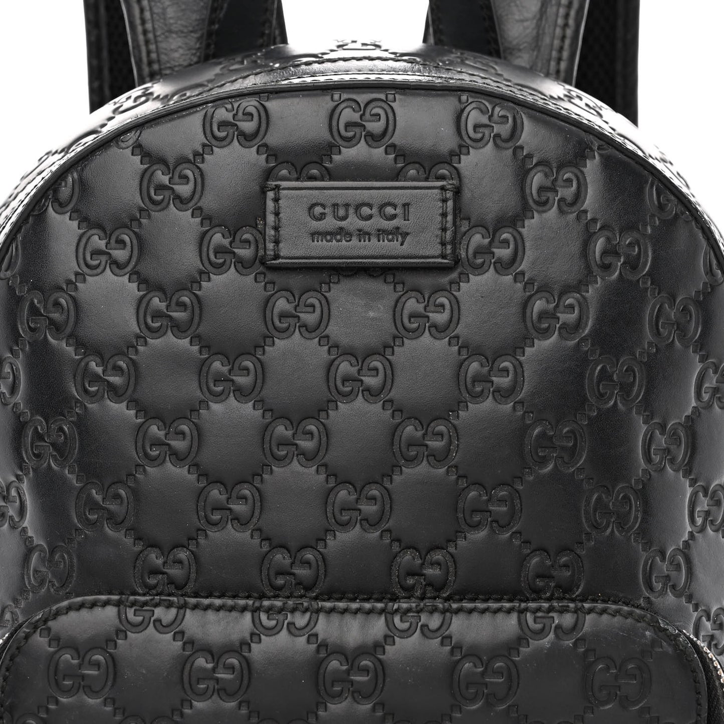 Guccissima Signature Small Day Backpack Black