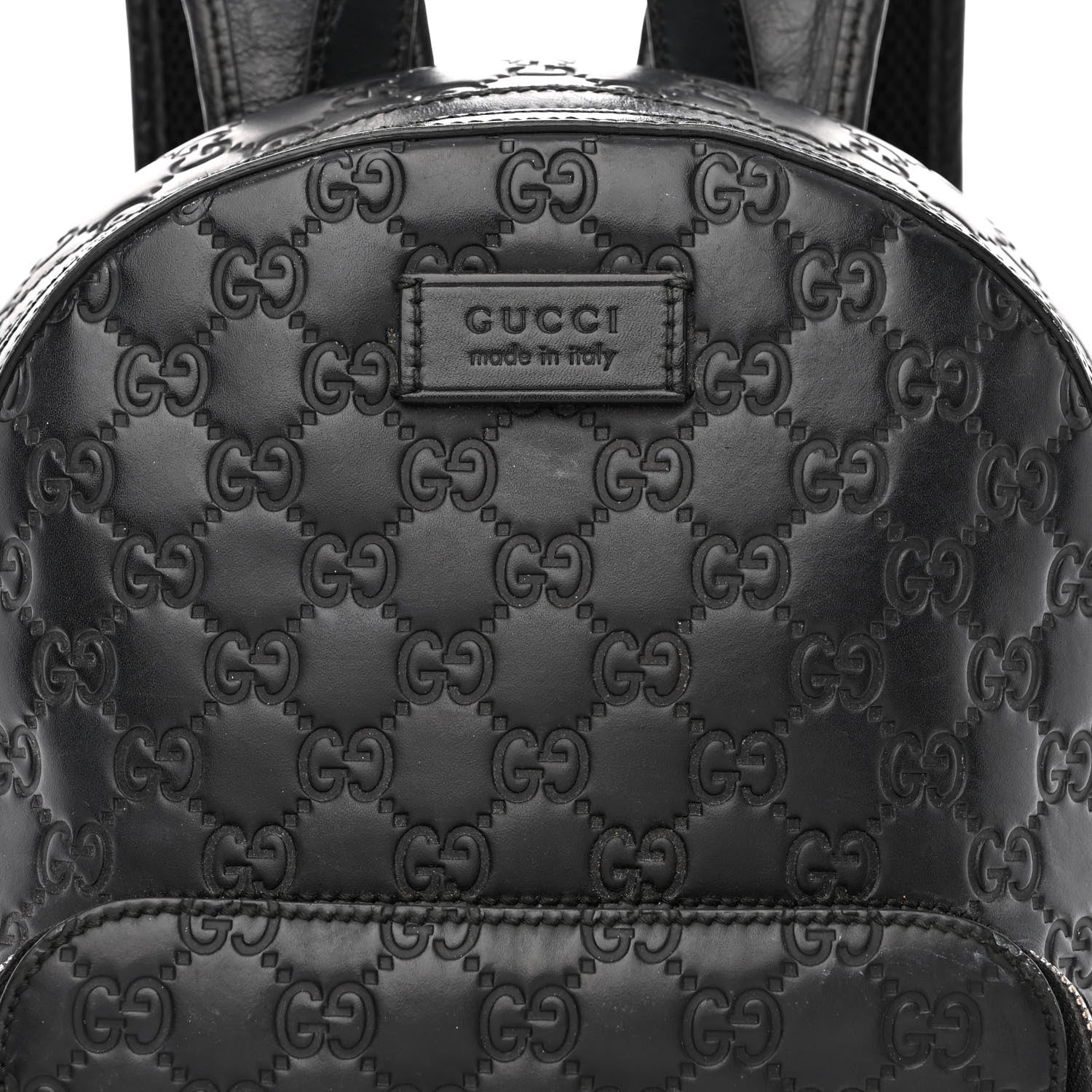 Gucci Guccissima Signature Small Day Backpack Black 12 of 19