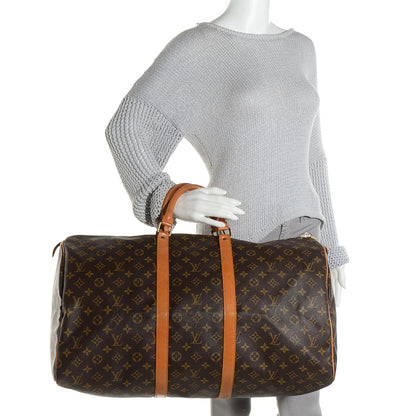 Louis Vuitton Monogram Keepall 55 2 of 8