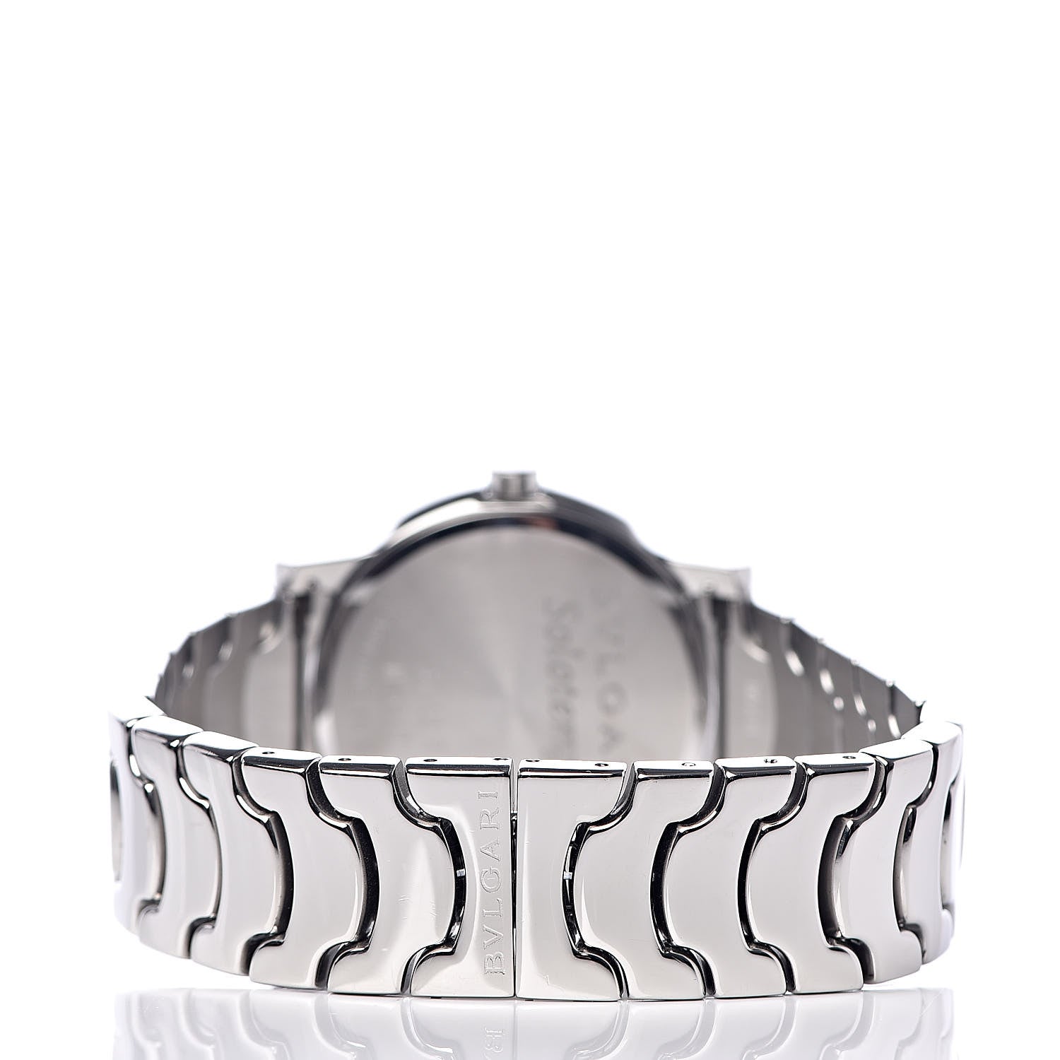 Bulgari Stainless Steel 35mm Solotempo Quartz Watch Black 4 of 6