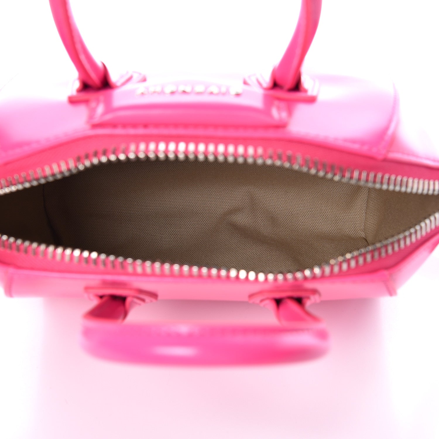 Givenchy Shiny Lord Calfskin Mini Antigona Shocking Pink 5 of 10