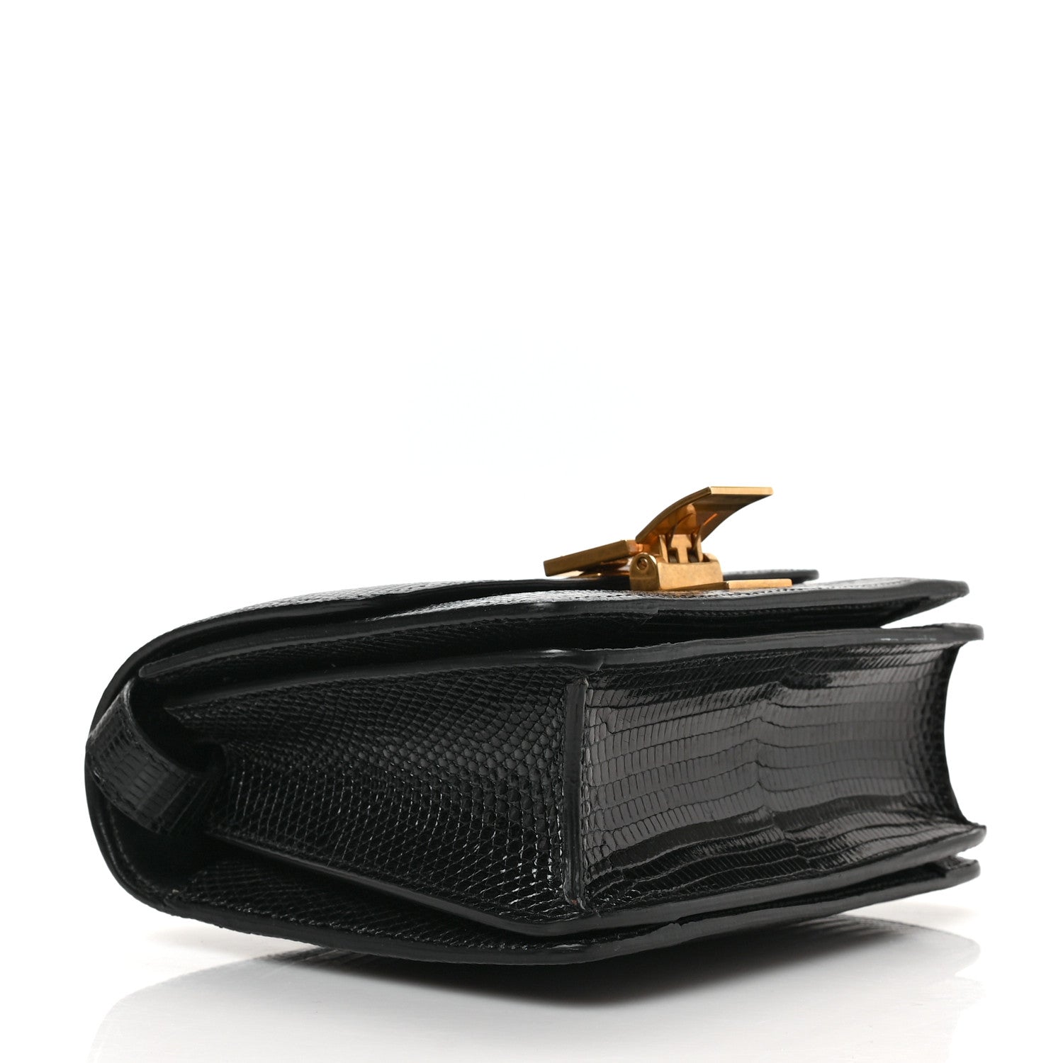 Celine Lizard Small Classic Box Flap Bag Black 4 of 8